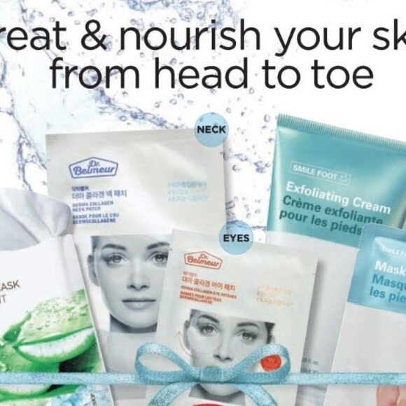 Avon Relax and Mask Bundle Face Mask Foot Mask Eye Mask - Picture 2 of 3